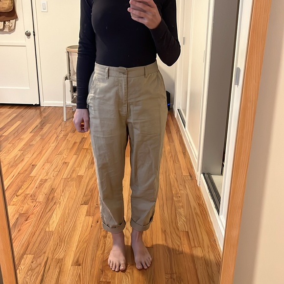 Uniqlo linen cotton tapered pants - Picture 1 of 10